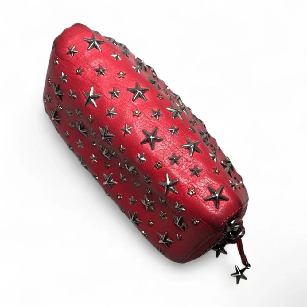 Jimmy Choo Studded Stars Long Zippy Wallet